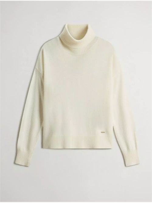COMFORT WOOL CASH TURTLENECK WOOLRICH | CFWWKN2027FRUF50678743 MILKY CREAM